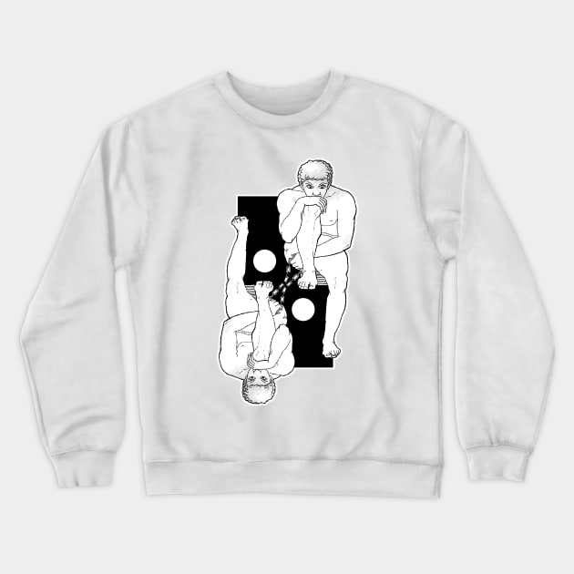 Someone with serious thoughts Crewneck Sweatshirt by Marccelus